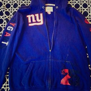 Victoria’s Secret PINK Giants Zip Up Hoodie Sz L